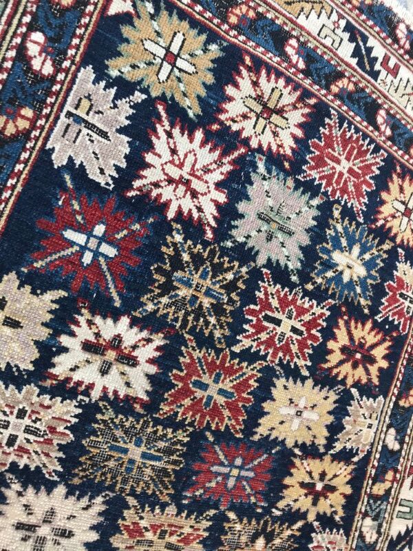 Caucasus Chirwan 19th century rug handmade 105 X 155 CM