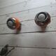 Pair of vintage 70s eyeball wall lights.