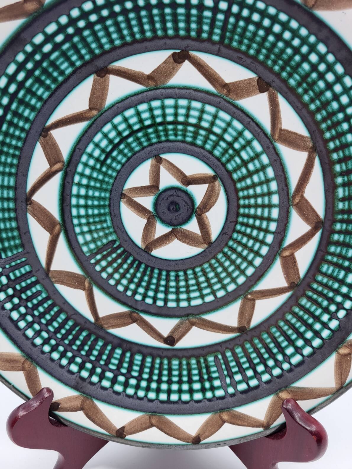 Robert Picault plate in vintage French ceramic