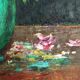Painting bouquet of peonies