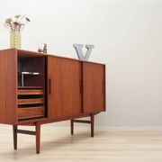 Enfilade en teck, design danois, années 1960, production : Danemark