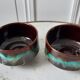 Duo of ceramic lunches Vallauris 70s