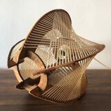 Vintage hanging in braided yarn