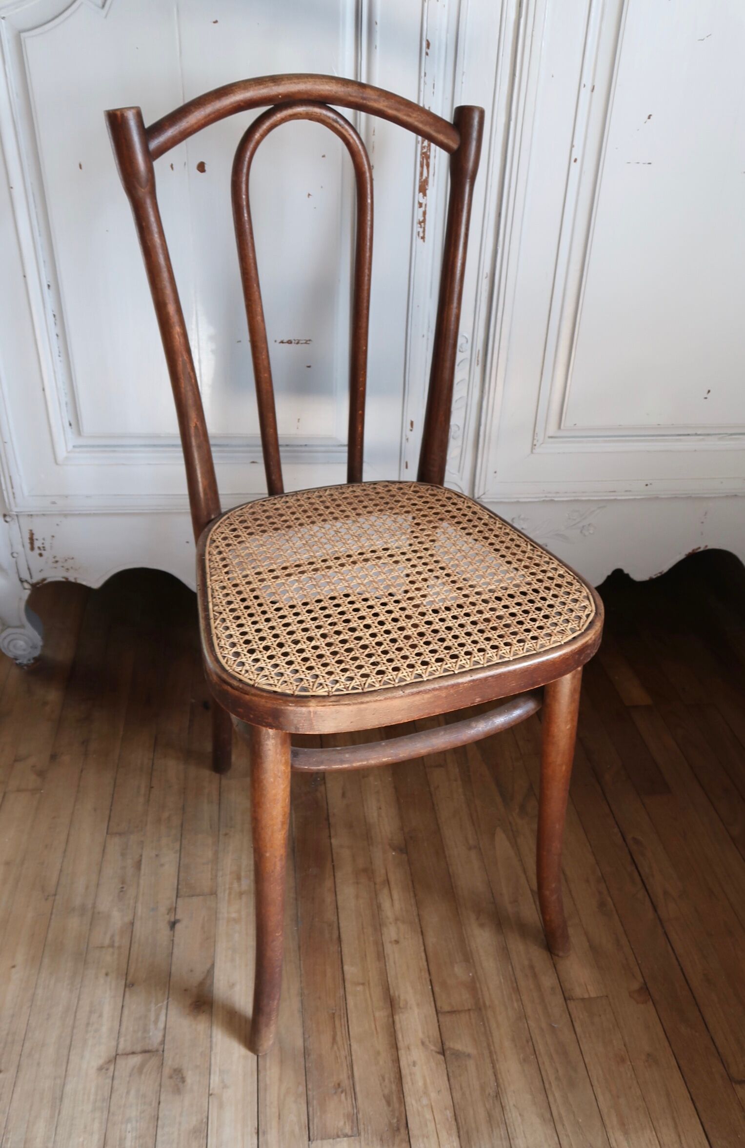 Canned bistro chair Thonet N°56 years 40