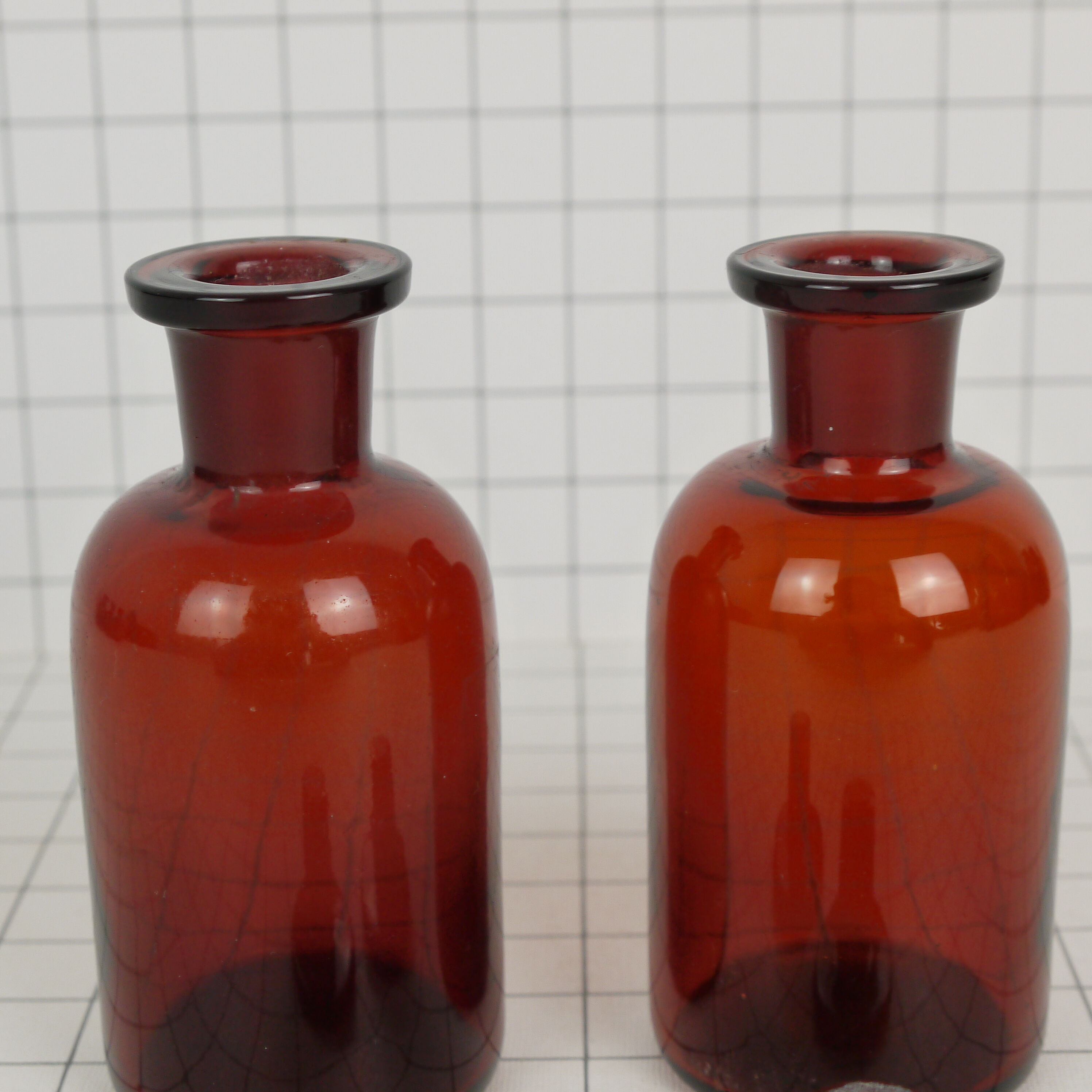 Two bottles of rummaging
