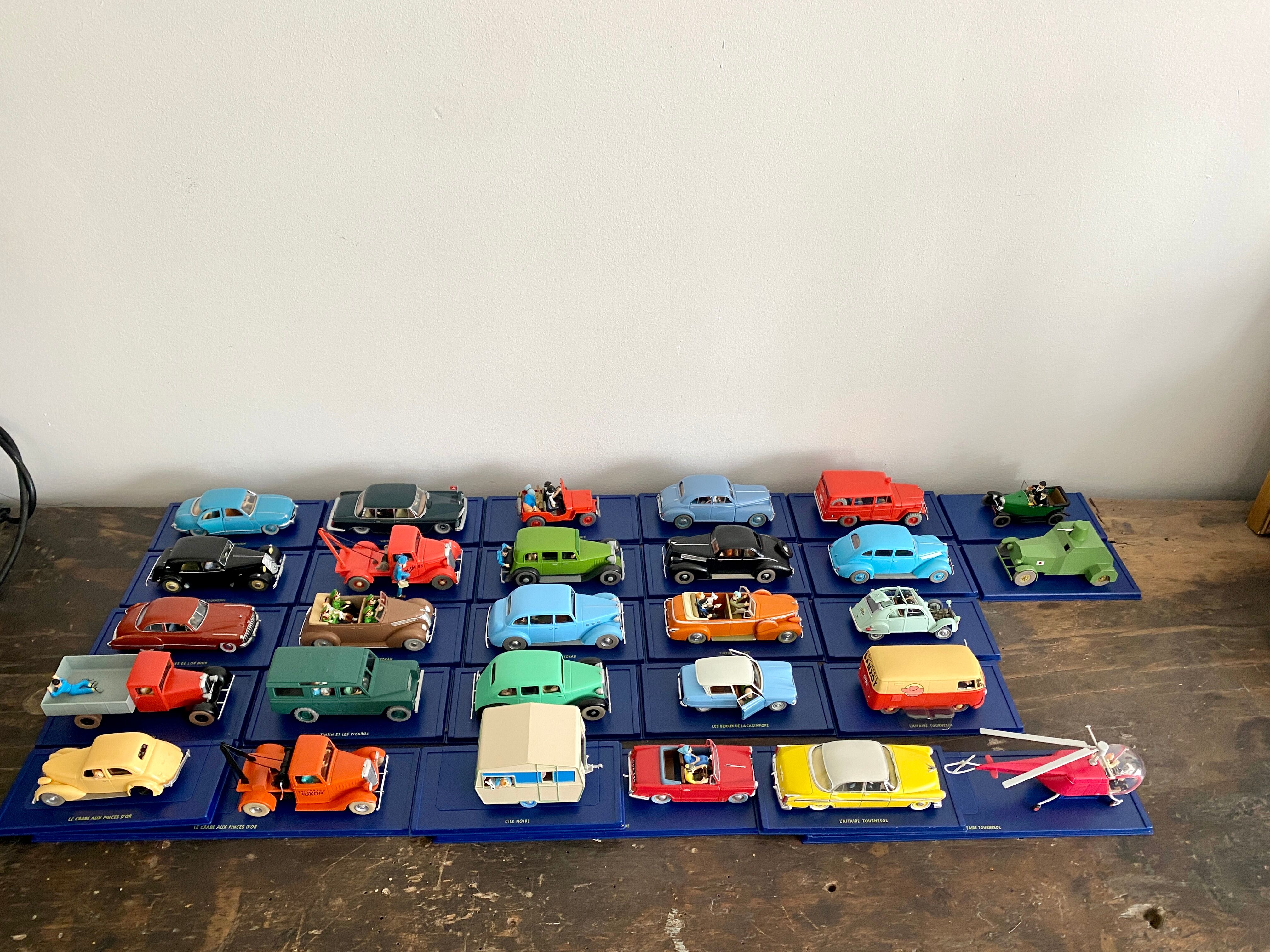 Classic cars "en voiture tintin" atlas edition