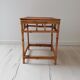 Vintage rattan table