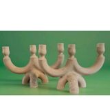 Suzanne ramié atelier madoura 1950 pair of candlesticks