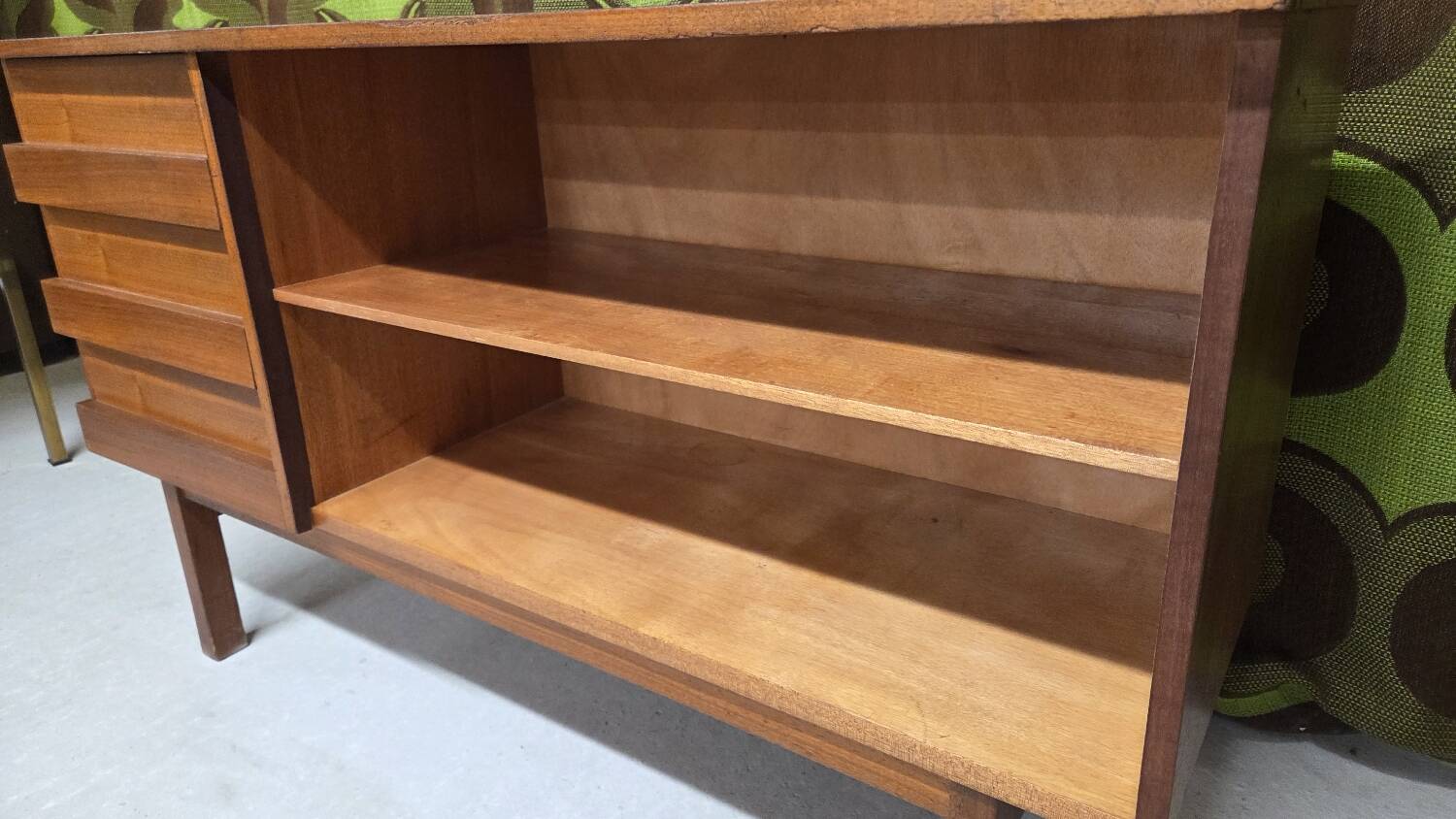 "1970 teak library enfilade"