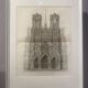 Lithographie de la cathédrale de Reims