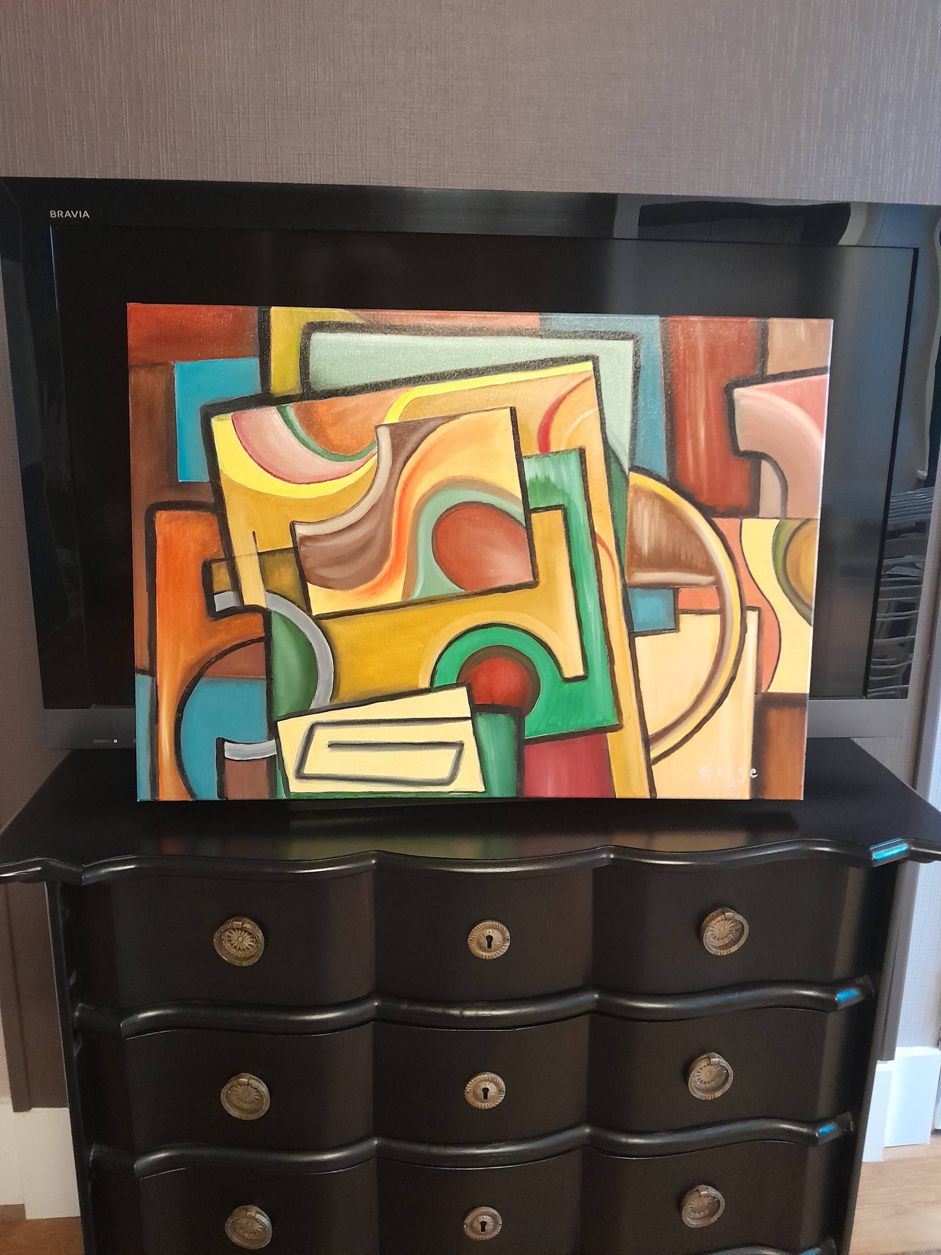 Oil painting on canvas