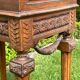 Louis XVI style walnut bedside table