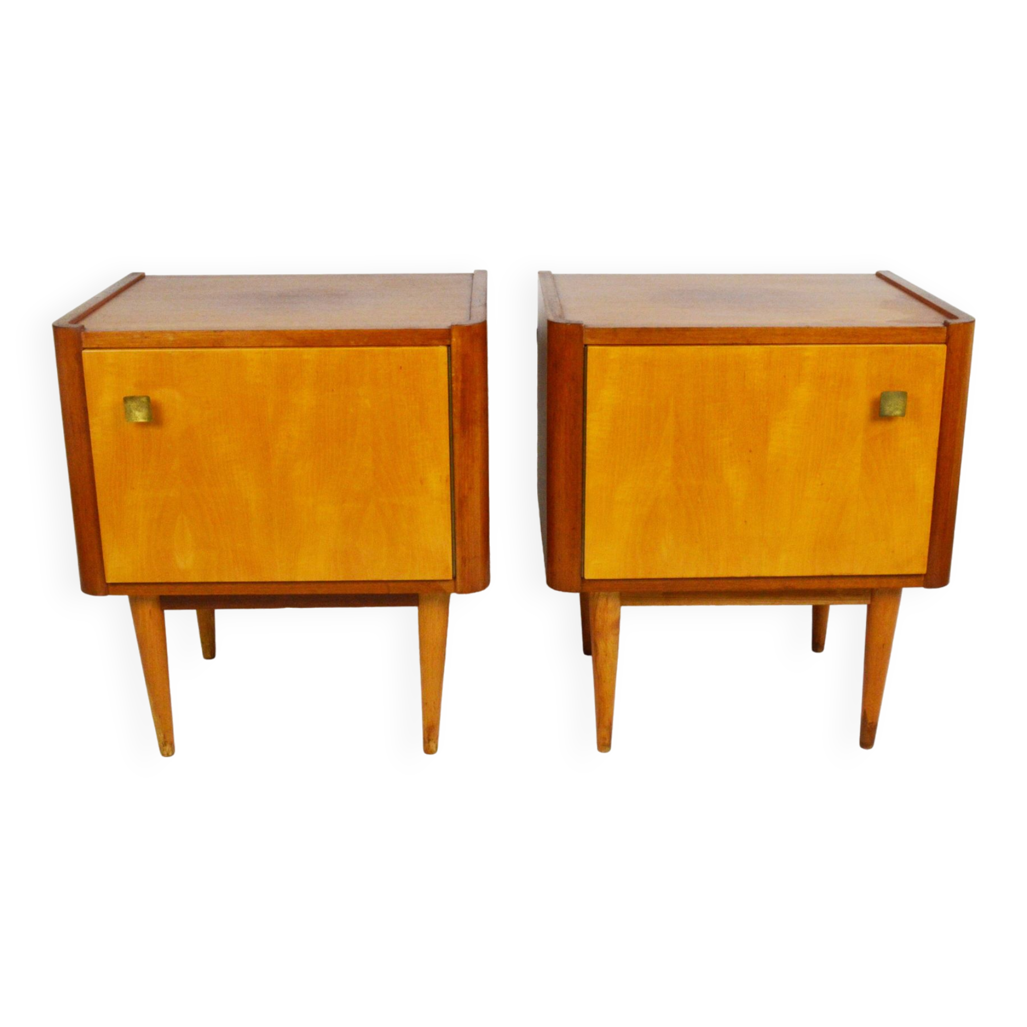 A pair of bedside tables, 1970s