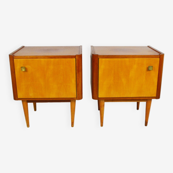 A pair of bedside tables, 1970s