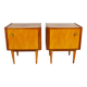 A pair of bedside tables, 1970s
