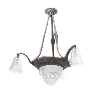 Art Deco chandelier "Degué"