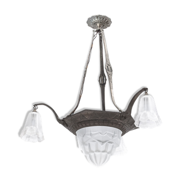Art Deco chandelier "Degué"