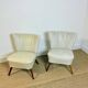 Pair of vintage cocktail armchairs