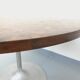 Vintage round tulip dining table by Dieter Wackerlin