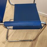 Breuer B34 blue armchair