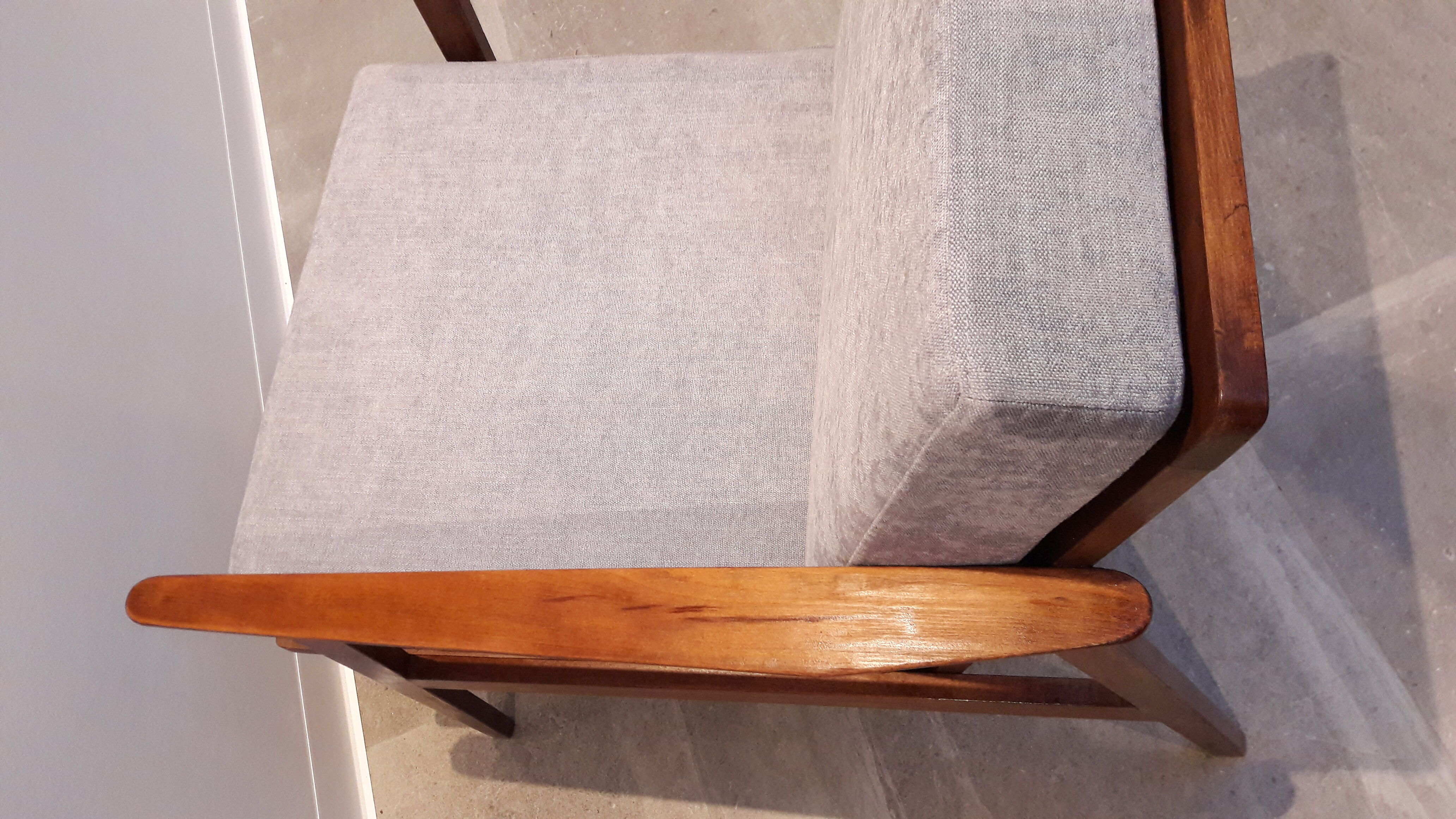 Wood armchair