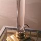 acrilic foot lamp 1950 has 70 trace on foot chrome gold pricked very well in its juice d epoque