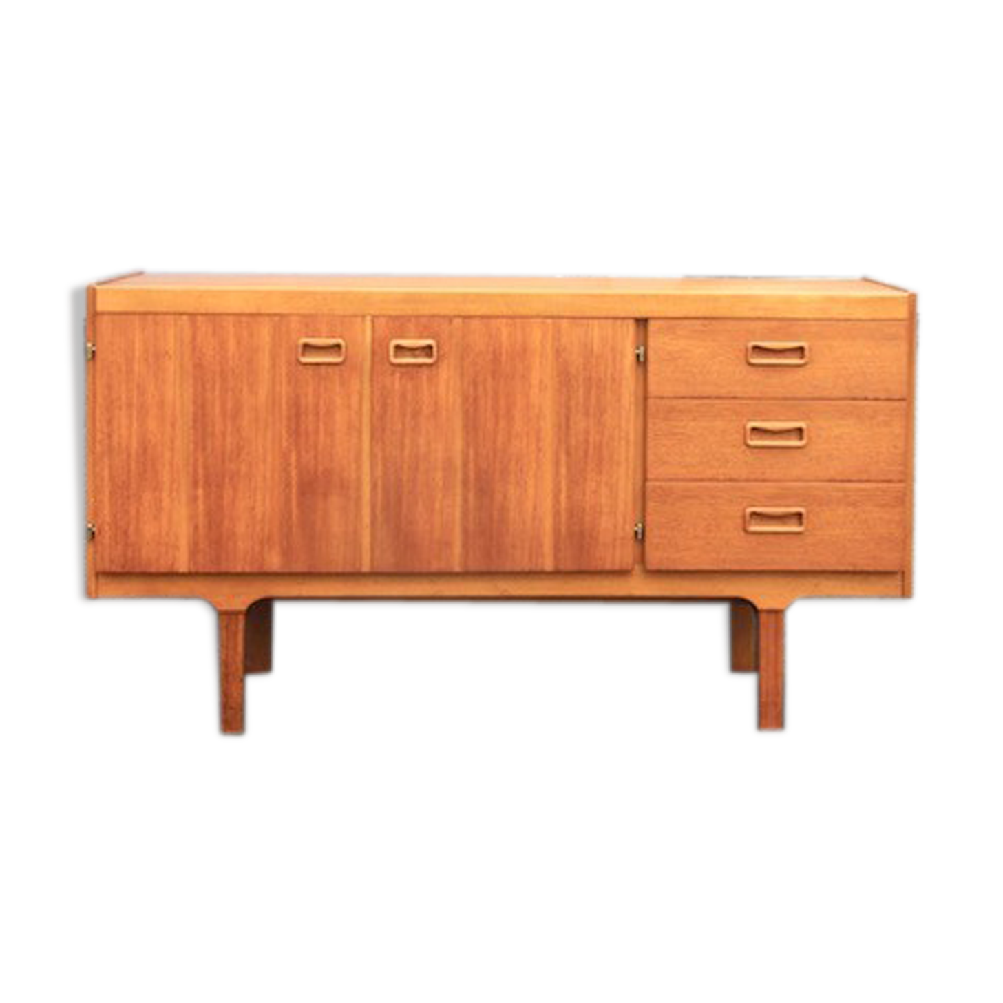Scandinavian sideboard in clear teak 1960
