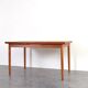 Table à manger extensible en teck danois des années 1960.