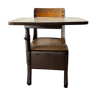 Vintage school desk from 1950