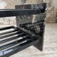 80s Italian marble and glass coffee table
