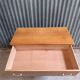 Scandinavian chest of drawers with compass feet