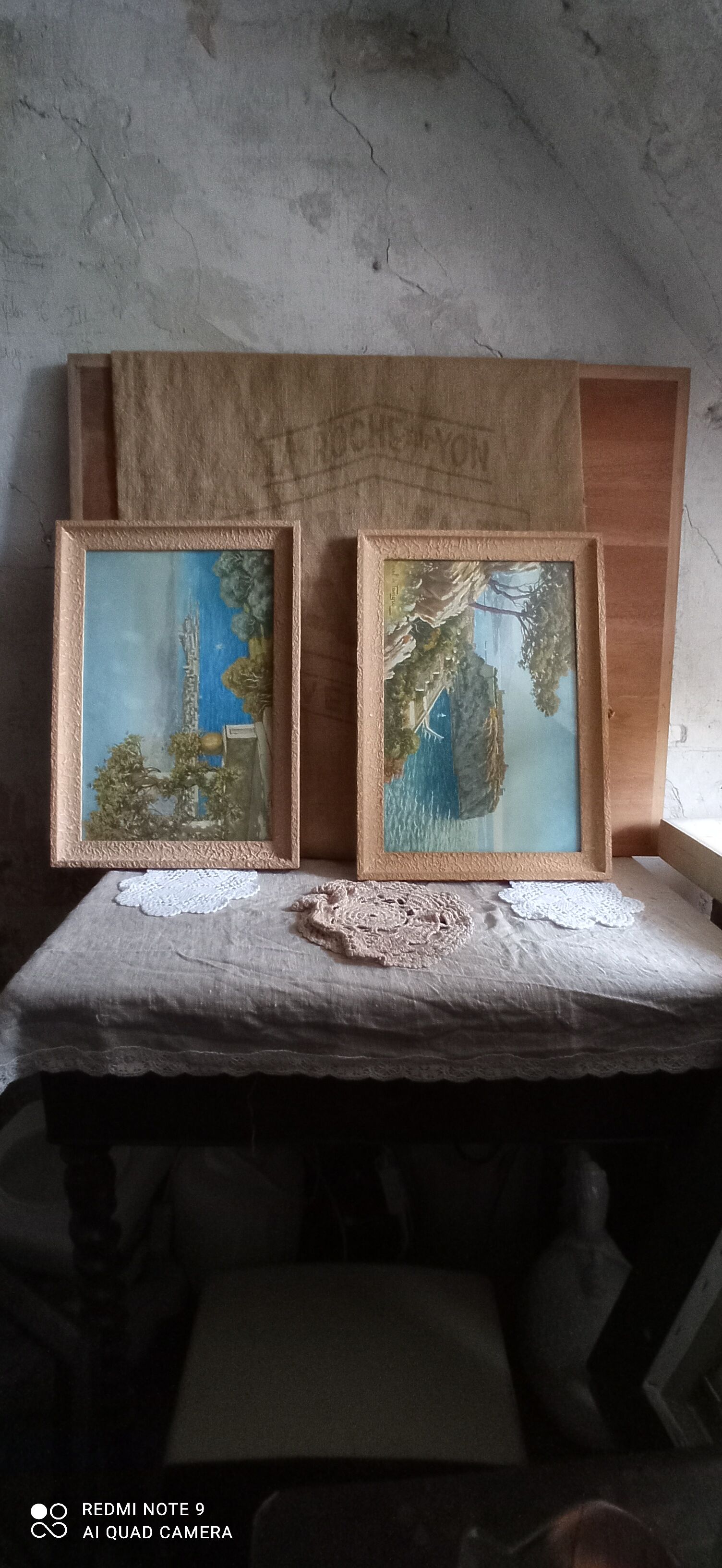 Pair of old paintings