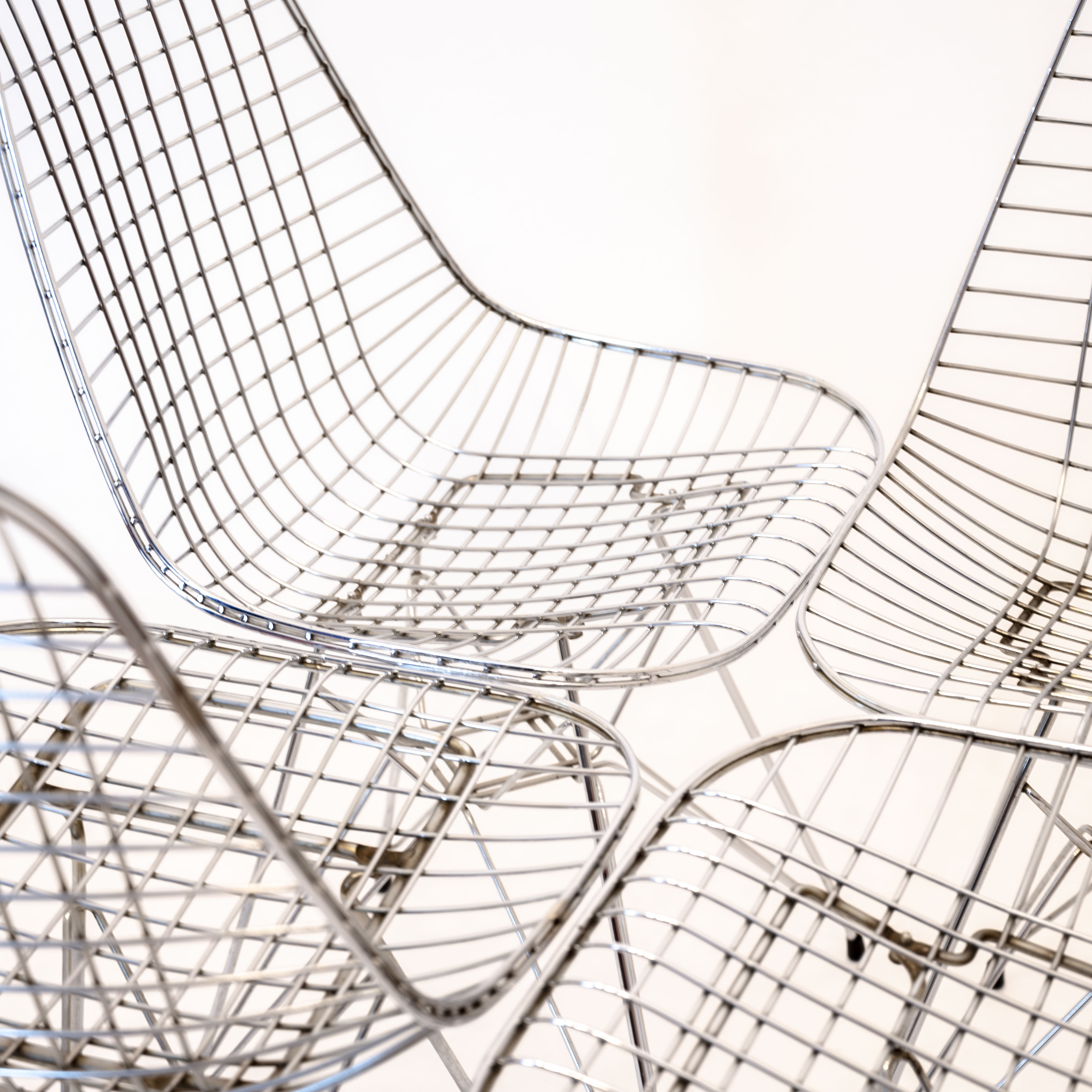 Set of 4 DKR chairs by Charles & Ray Eames for Herman Miller, year 50