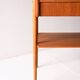 Pair of Vintage Scandinavian Teak Nightstands with hidden drawer