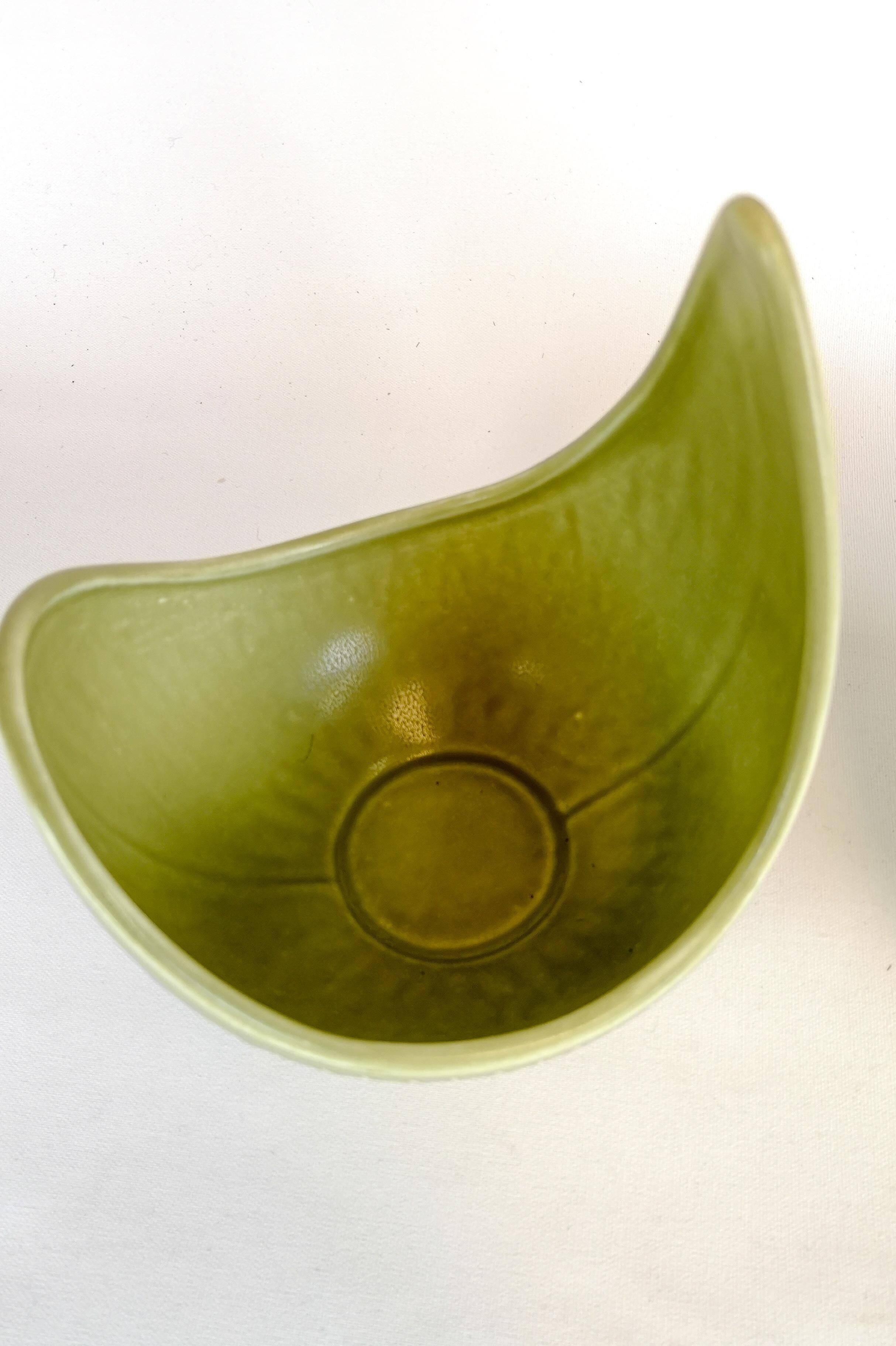 Bol et Vase Céramique Moderne du Milieu du Siècle "Rialto" par Gunnar Nylund pour Rörstrand