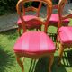 4 chaises Louis Philippe tapissées