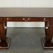Double-Faced Drawer Desk Art Deco by Theodore Alexander