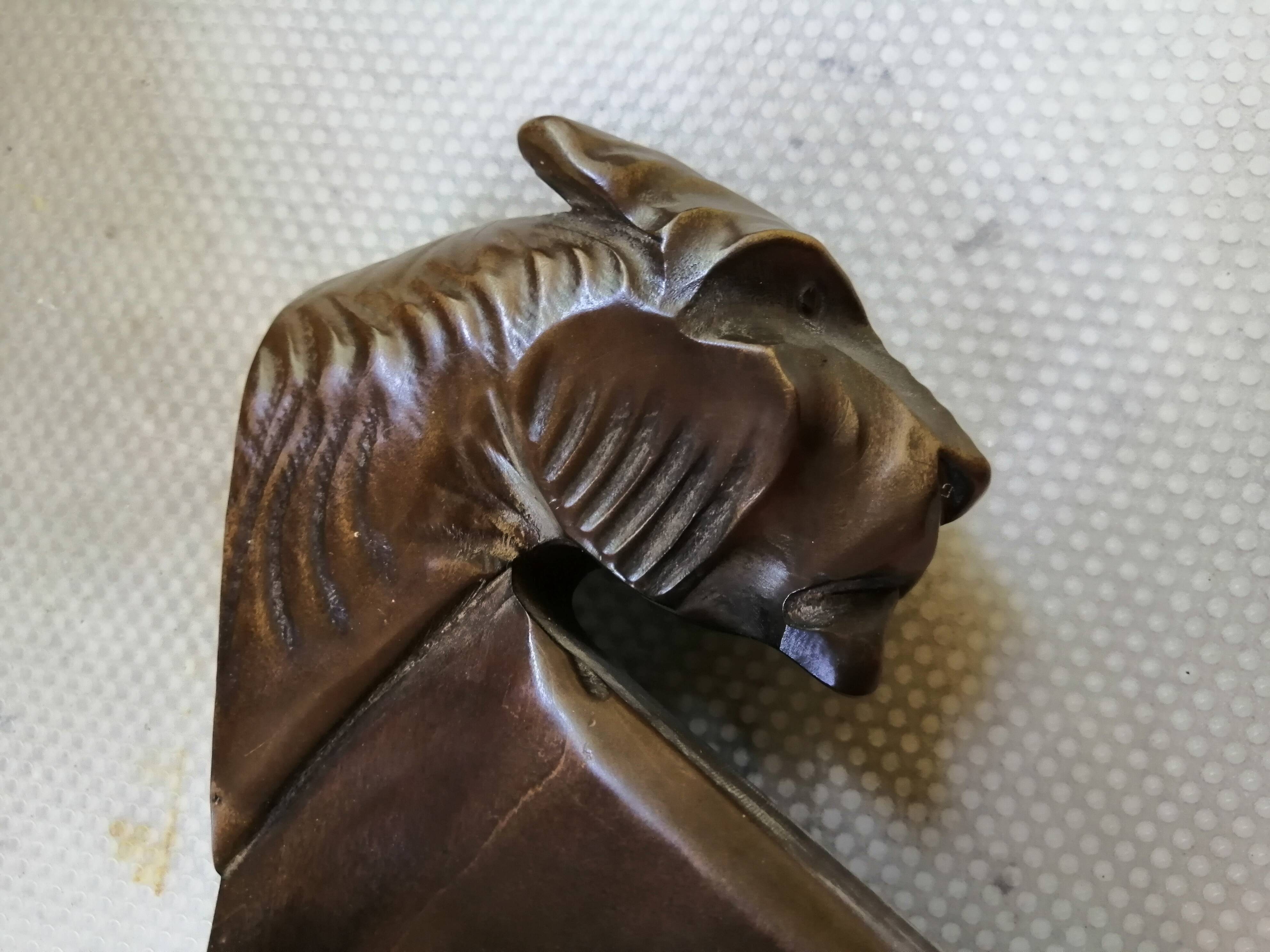 Pair of greenhouse books art deco panthers