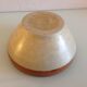 Grey and brown varnished cermic salad / vintage 60-70s