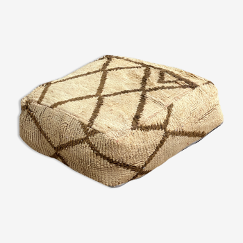 Pouf kilim marocain