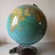 Old luminous terrestrial globe Duplex Columbus Berlin political and physical