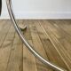 70s design chrome and smoked glass dining table