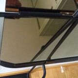 Vestiaire porte manteau boules de billard et miroir style Roger Feraud