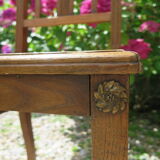 4 oak and canning chairs
