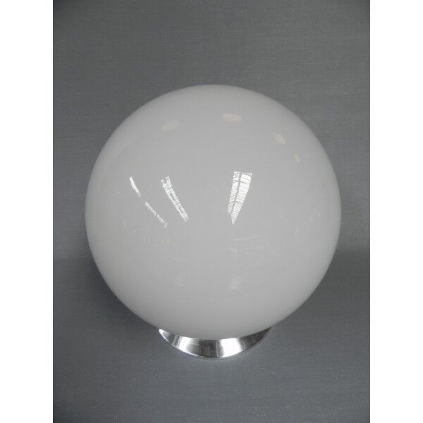 Art deco ceiling light white glass ball