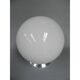 Art deco ceiling light white glass ball