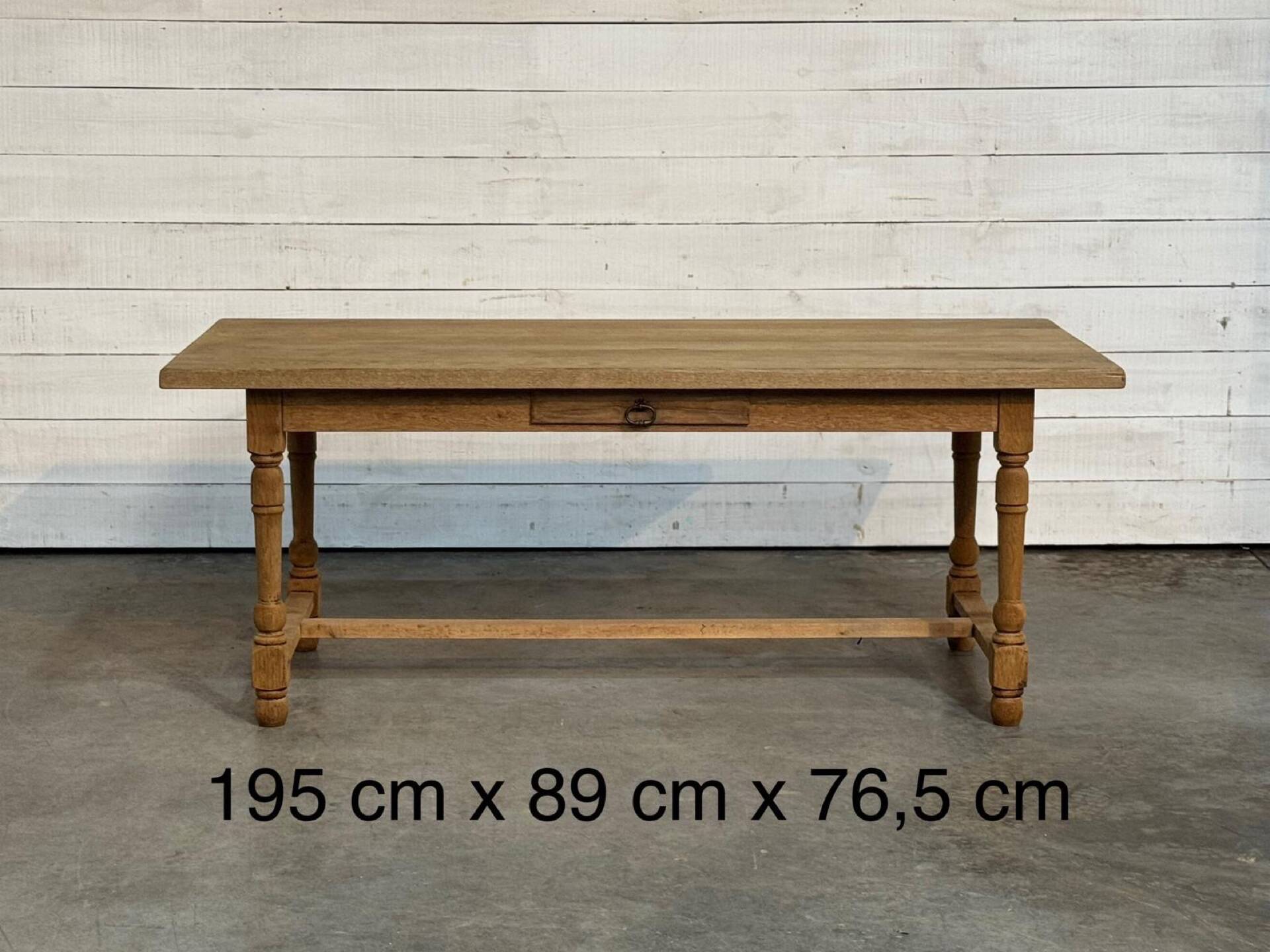 Oak farmhouse table
