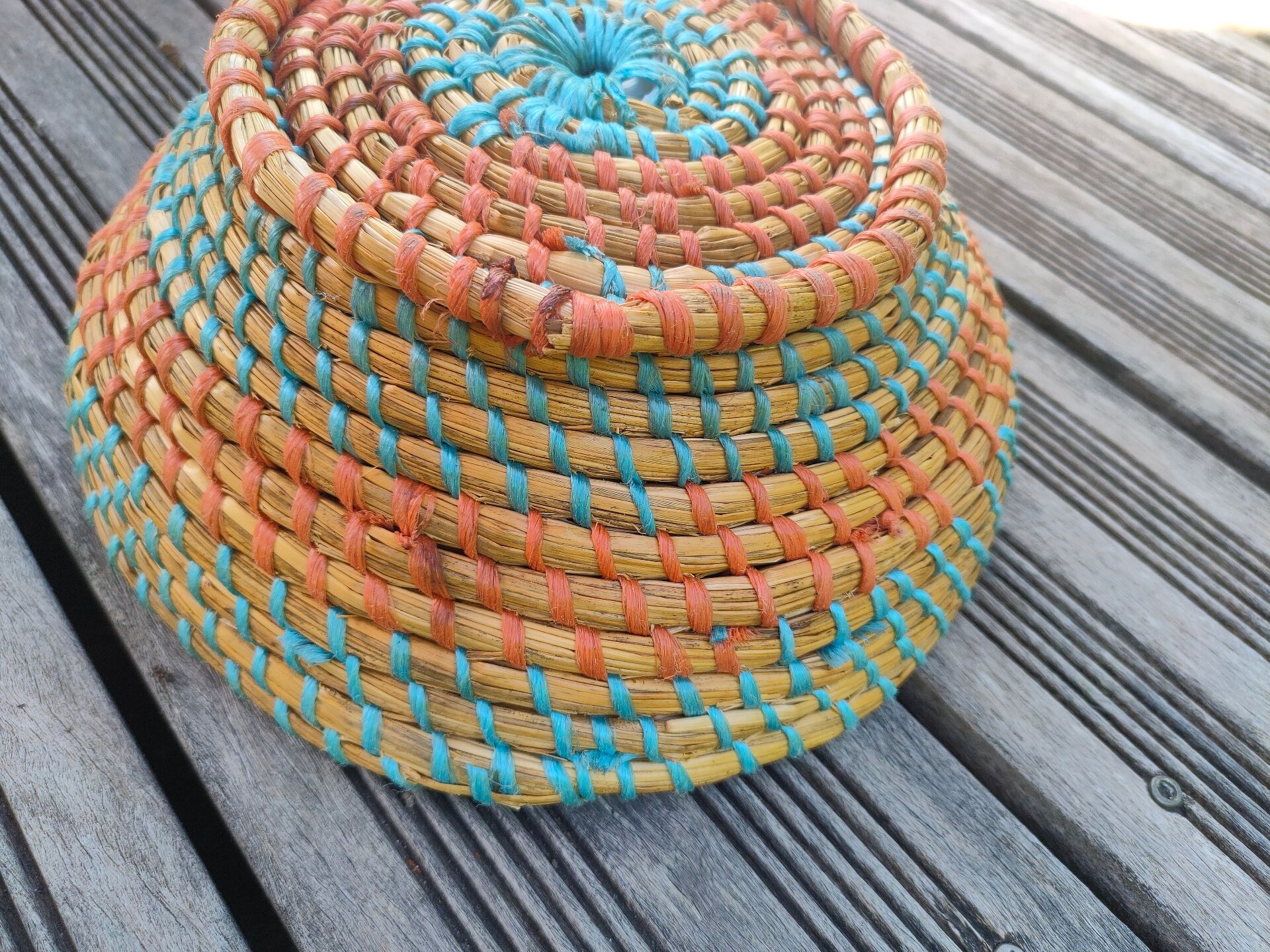 Corbeille, panier ,bohème et vintage