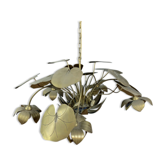 Vintage water lily chandelier 70