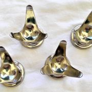 Stainless steel shell 18/10 : " letang and remy " vintage 1 set of 4